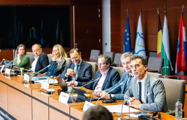 The Secretary General of the PDE in Lille to discuss the regions of Europe.